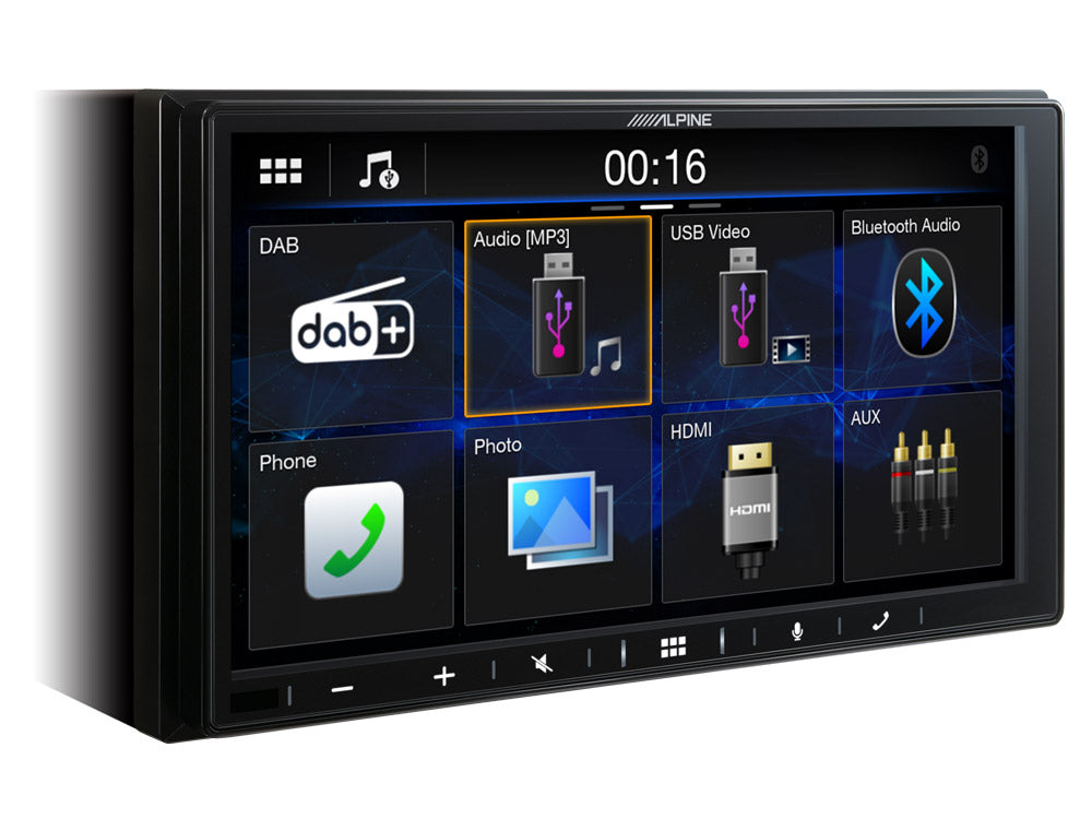 Alpine - iLX-F905DU 9-Inch Media Receiver, featuring DAB+ digital