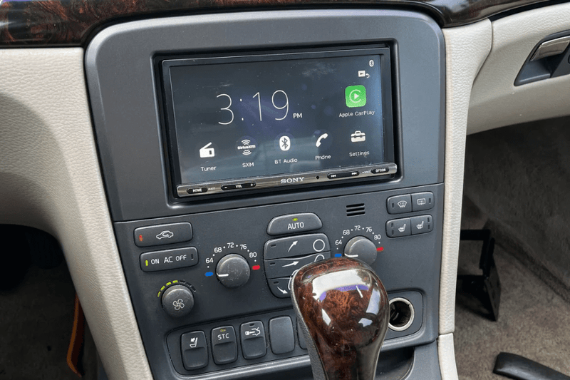 Volvo S80 (1999-2006) Single or Double DIN car audio fascia adapter panel (MATT GREY)