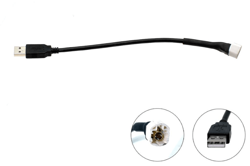 BMW 1-Series, 3-Series, 5-Series (E60) X1(E84) and Mini (R56) OEM USB retention adapter cable