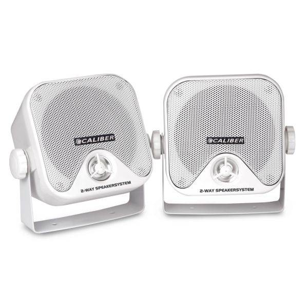 Pair of Classic Car Pod Speakerboxes marine (white)