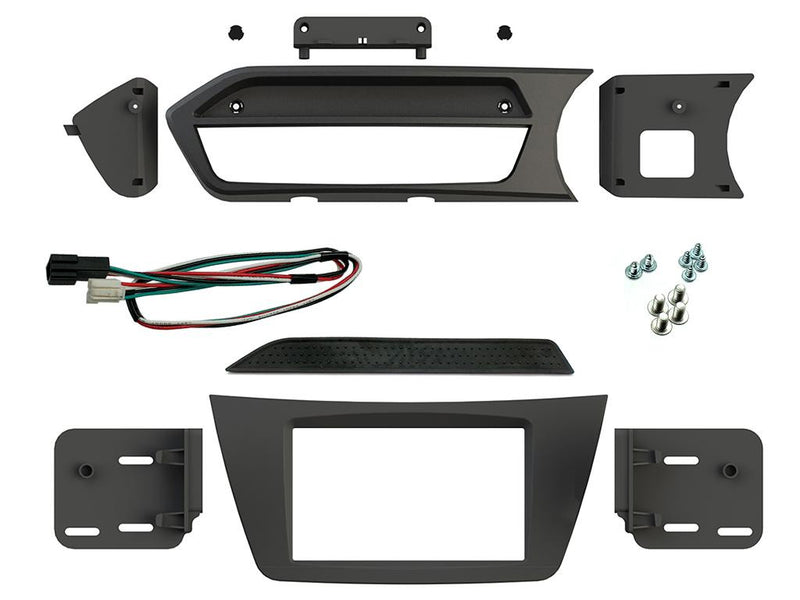 Mercedes C-Class W204 Facelift (2012-2014) Double DIN fascia (WITH BUTTON RELOCATION)